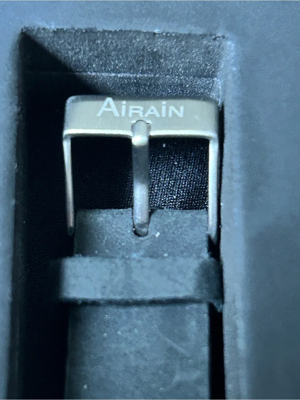 Airain Type 20 Quartz Chronograph Gray Dial Black Leather Watch 10ATM